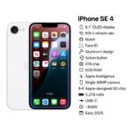 iPhone se 4 key features